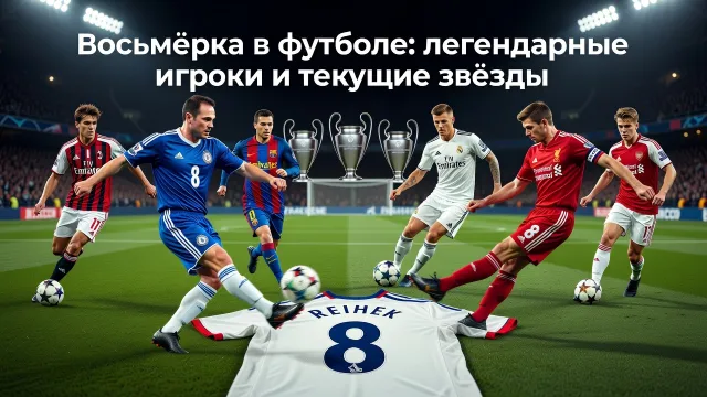 Кто играет под 8 номером в футболе: легендарные игроки и текущие звёзды